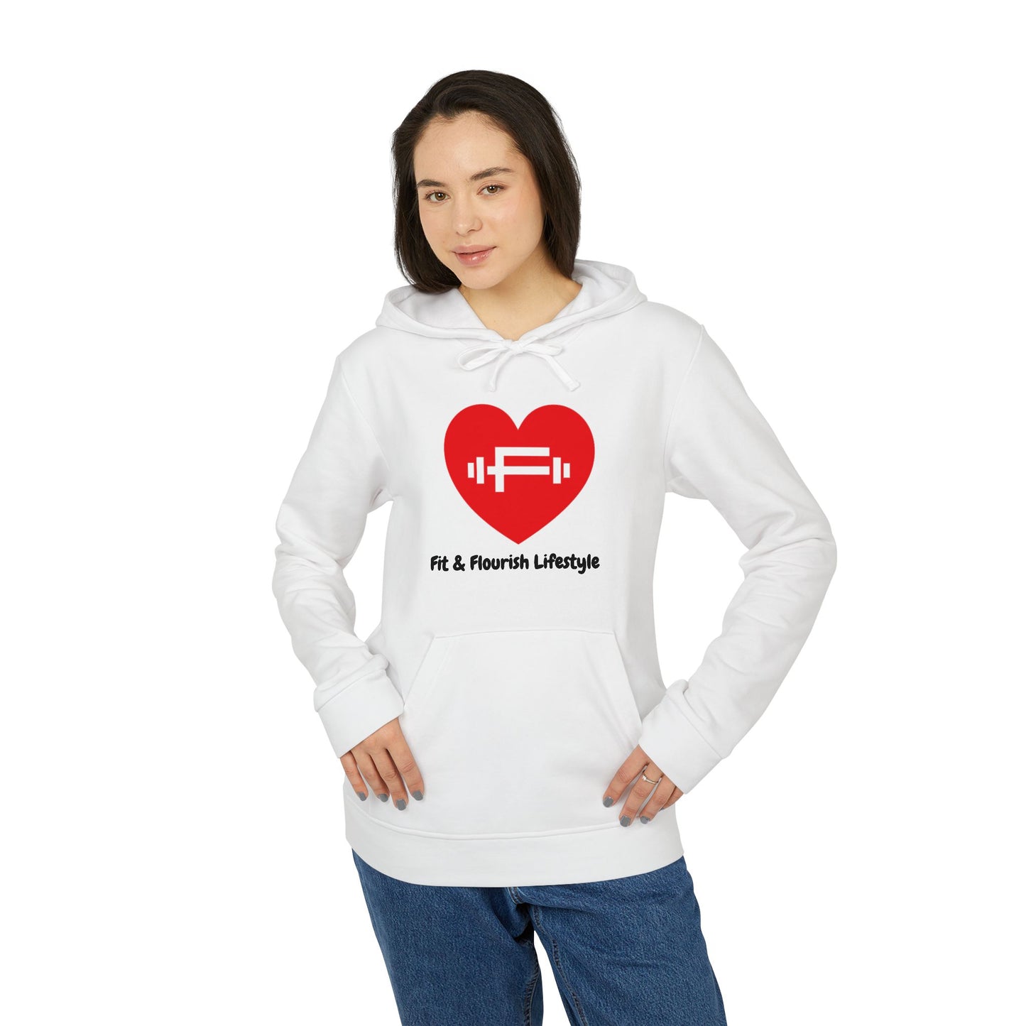 Fit and Flourish Unisex Fleece Hoodie