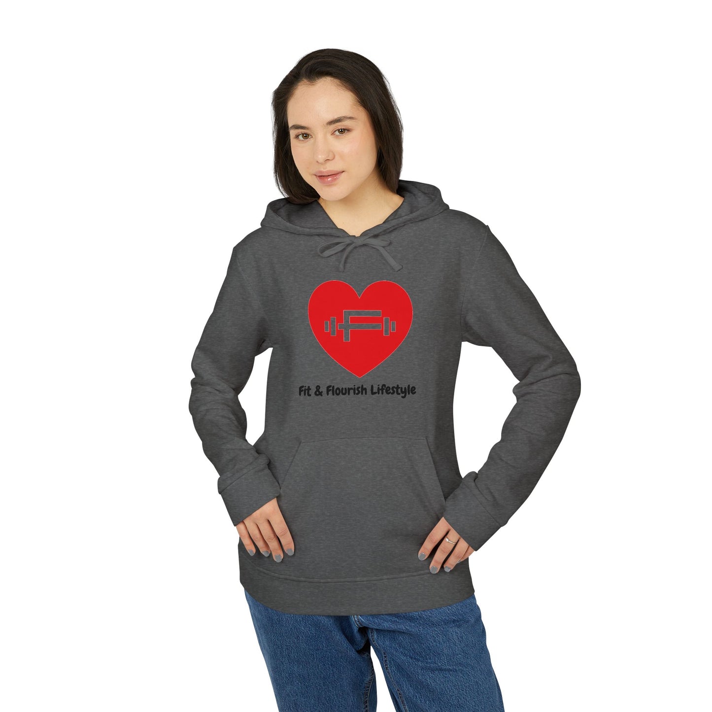 Fit and Flourish Unisex Fleece Hoodie