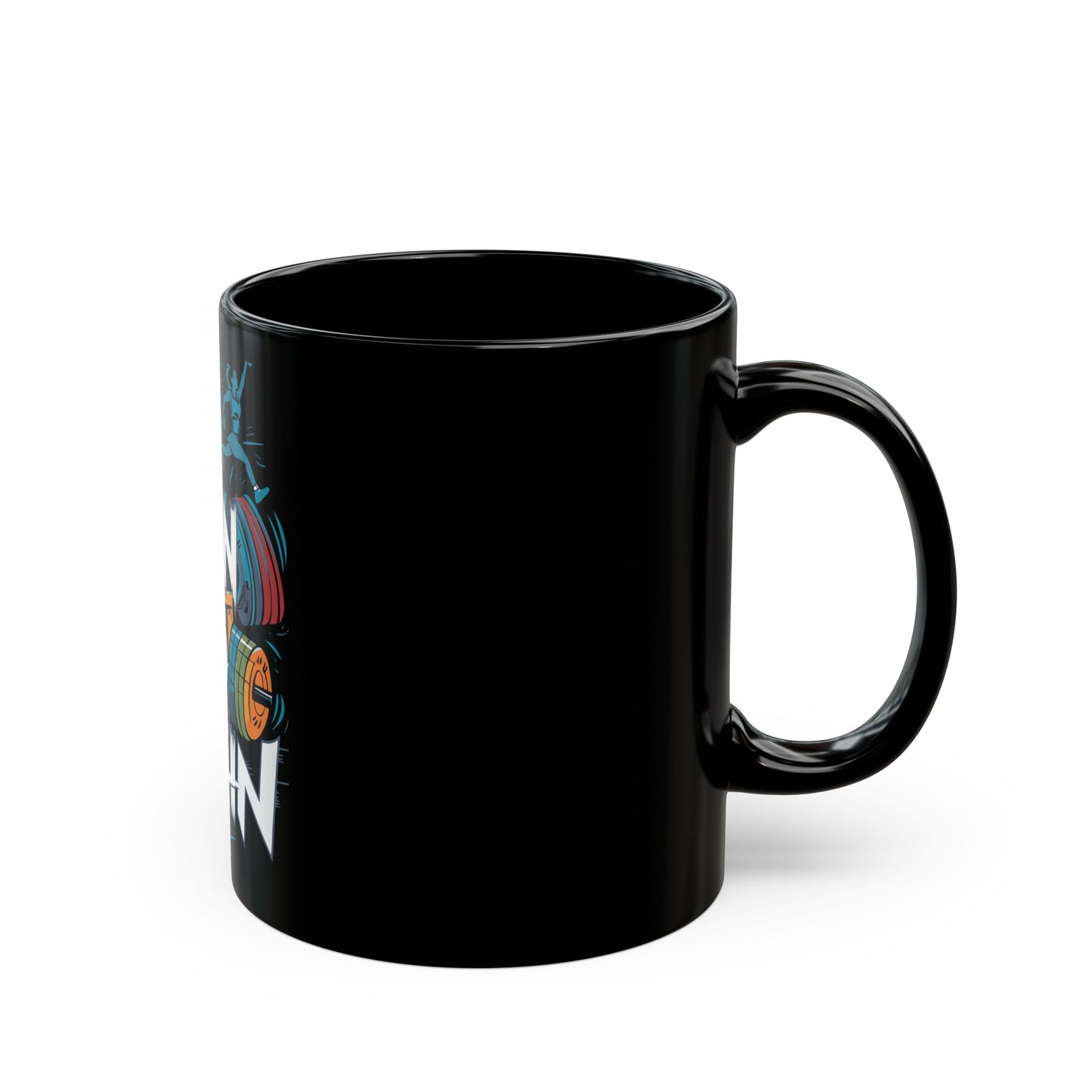 No Pain No Gain Black Mug (11oz, 15oz)